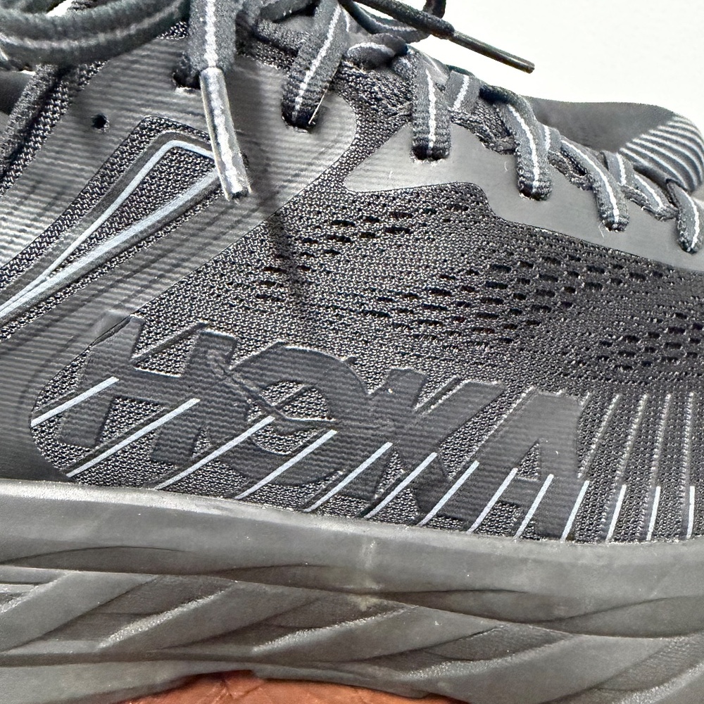 Hoka One One Bondi 7 Black Women's Sneakers Size 11D - Picture 4 of 9